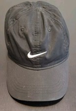 Nike Infant Toddler Hat Baseball Cap Adjustable Strap Back Black Sports Dri-fit
