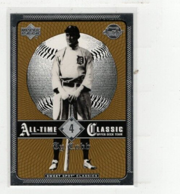 2002 Ty Cobb Sweet Spot All-Time Classic #4 Free Shipping (E755)