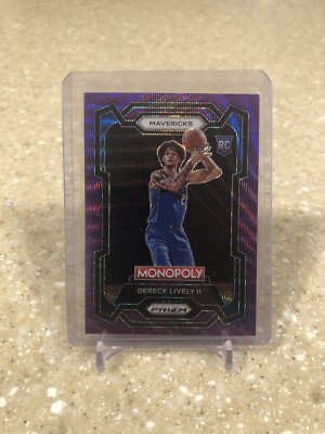 2023-24 Panini Prizm Monopoly Dereck Lively II Rookie RC Purple Wave Prizm #24