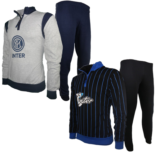 Tuta Felpata Pigiama Uomo Inter Abbigliamento Ufficiale Fc internazionale  PS 2 | eBay