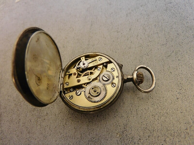 Montre à Gousset Pour Femme En Argent – Modèle N°6 – Vintage Et élégante