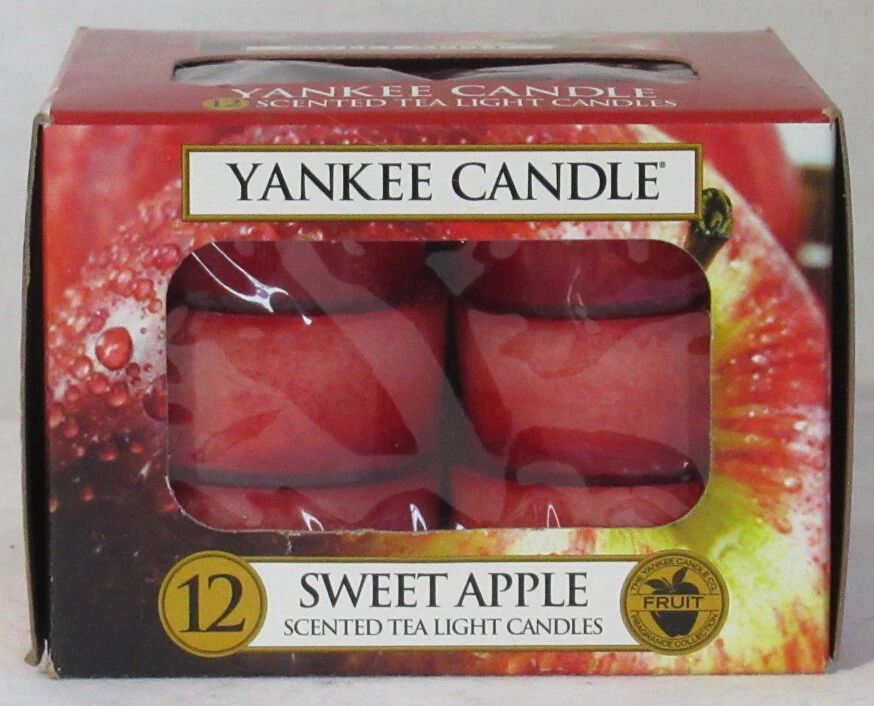 Yankee Candle 12 Scented Tea Light T/L Box Candles SWEET APPLE - Image 1 of 3