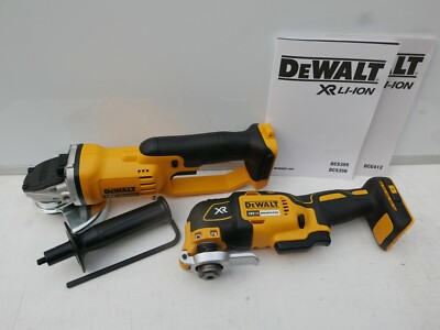 DeWalt DCG412 xr 18V 5'' Winkelschleifer + DCS355 Multiwerkzeug Bare Units