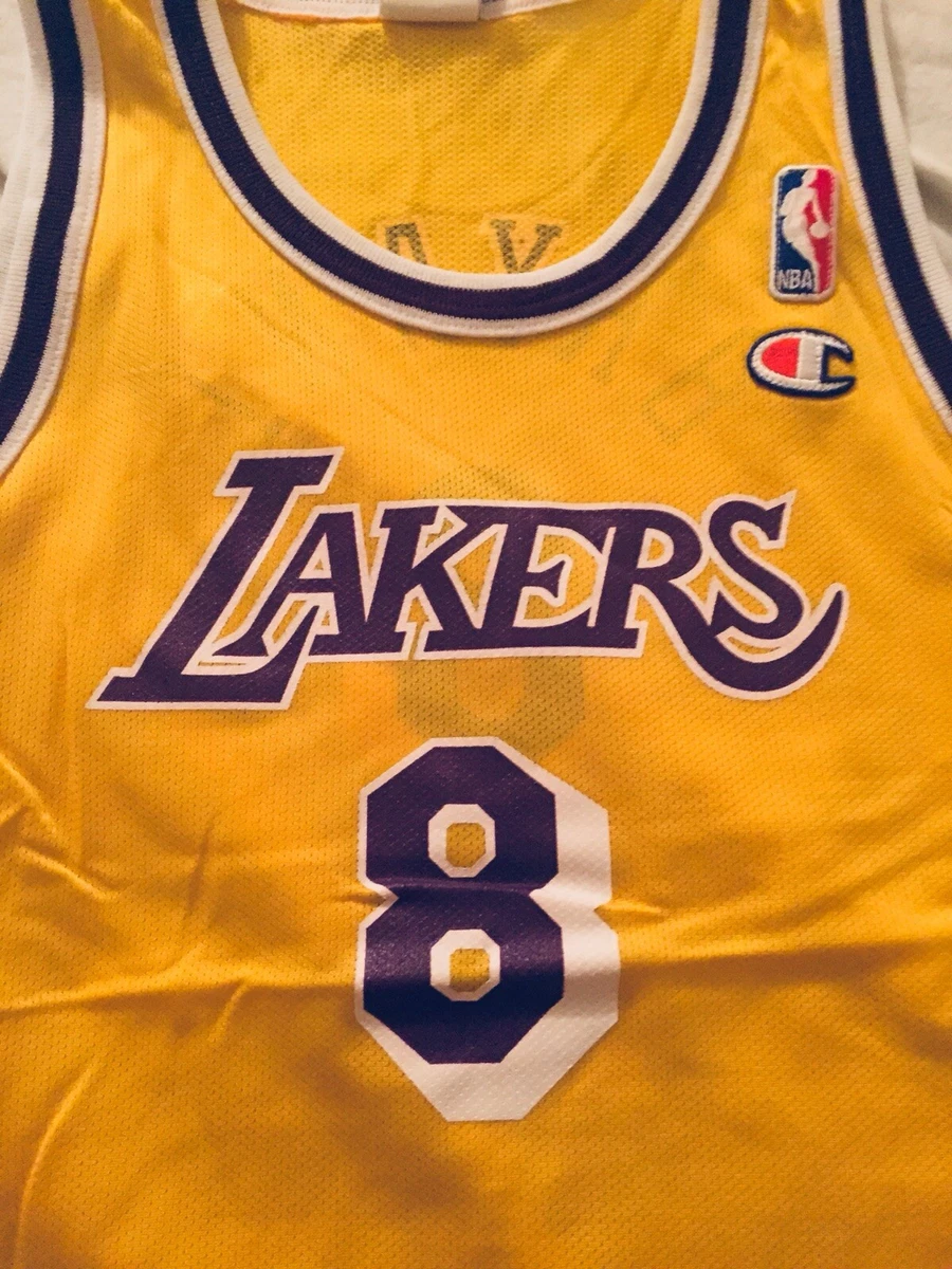 Kobe Bryant Yellow Lakers #8 Jersey — SportsWRLDD