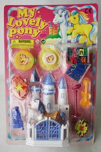 my little pony castle vintage