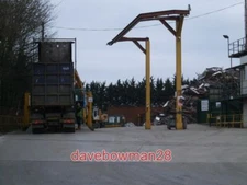 PHOTO  WEIGHBRIDGE EMR SCRAP YARD GIPSY LANE THE LORRY IS JUST ABOUT TO DRIVE ON