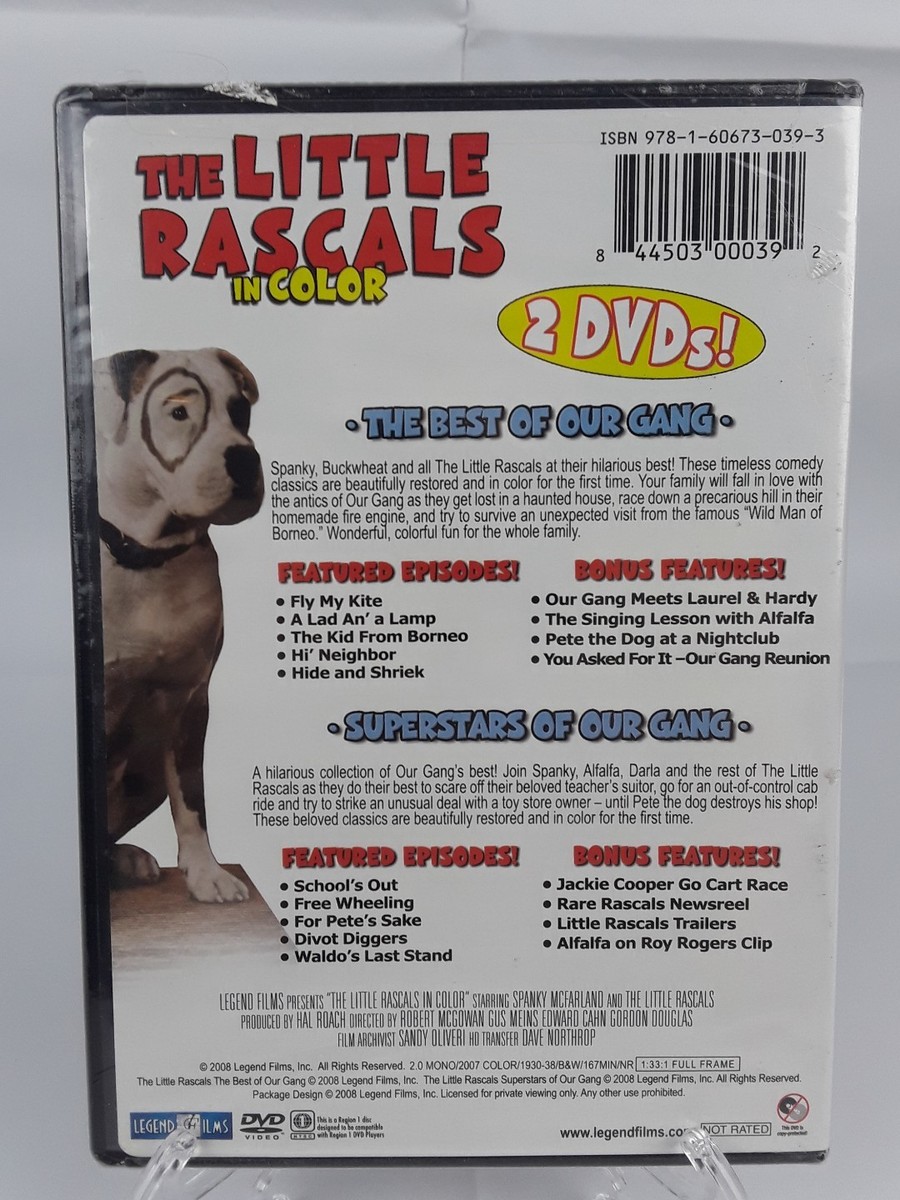 The Little Rascals In Color 2 Set Dvds 2008 New Sealed | eBay
