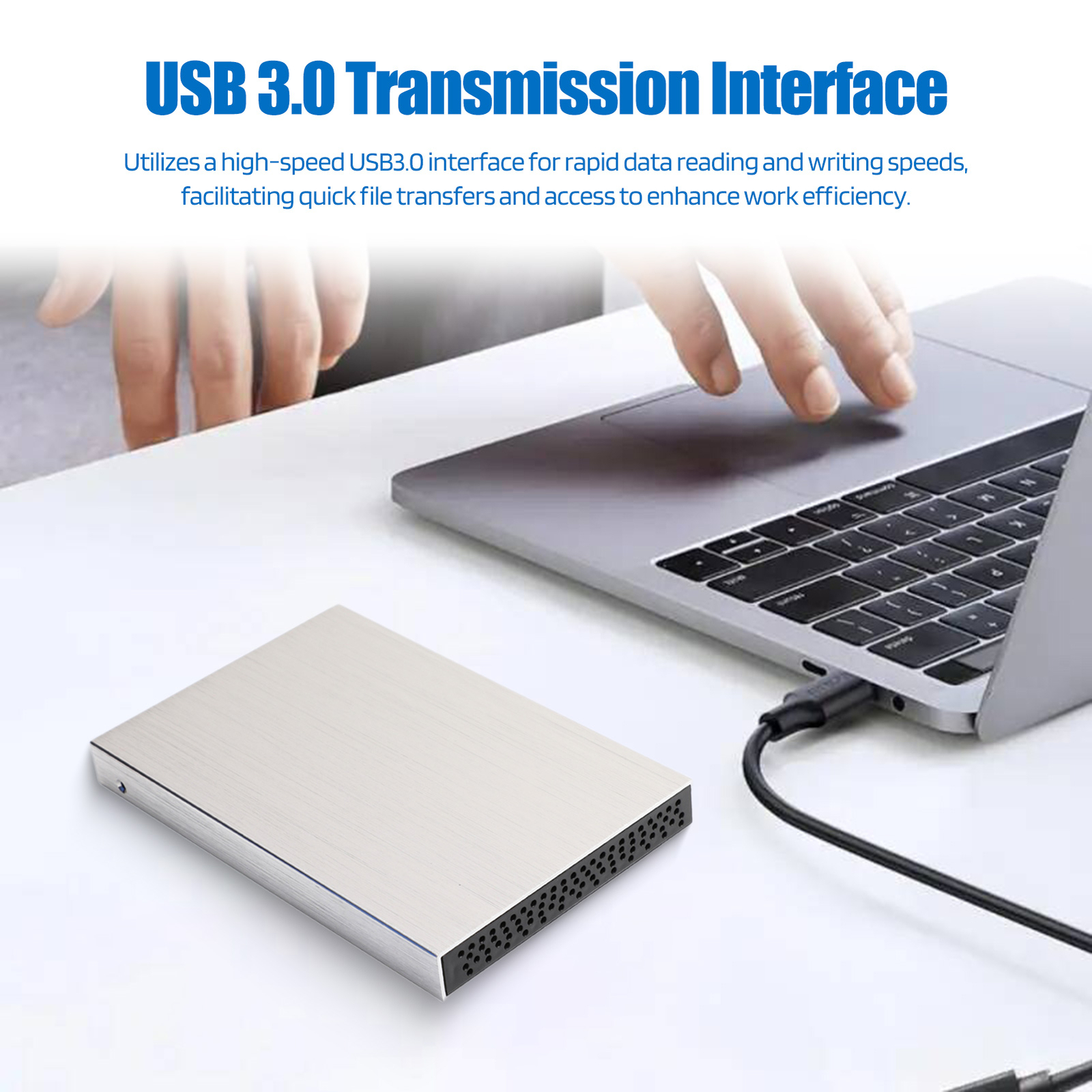 Neutral External Hard Drive High-Speed Transmission USB 3.0 1TB/2TB/4TB-image