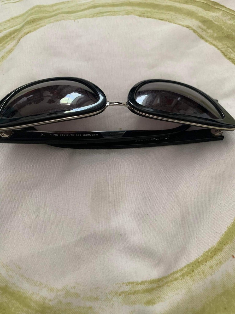 MVMT MARQUEE CAT EYE ACETATE SUNGLASSES GLOSSY BLACK/SILVER  display picture 2