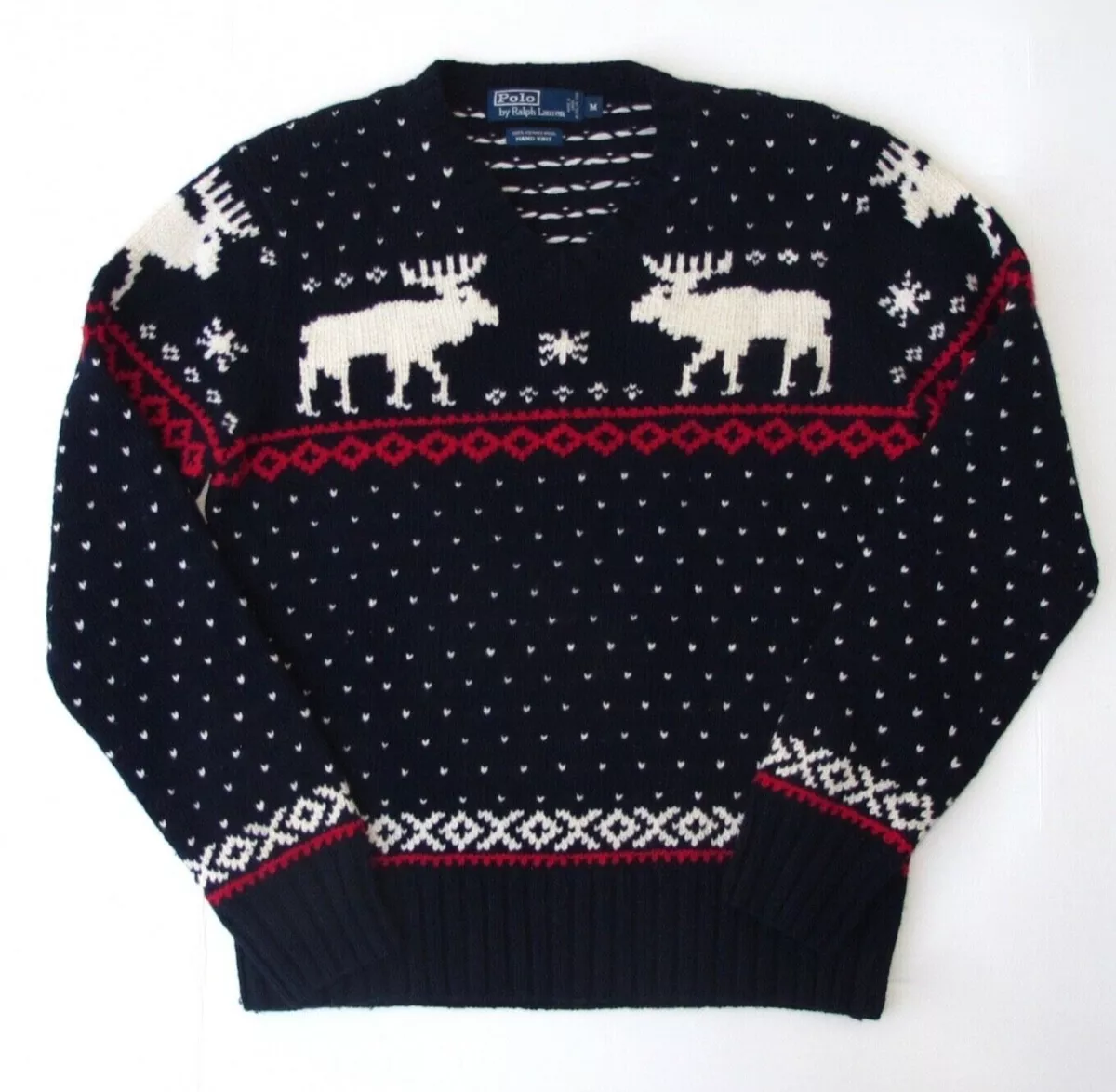 Ralph lauren reindeer best sale sweater