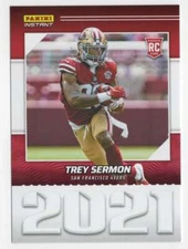 TREY SERMON RC 2021 Panini Instant Year One /1269 ROOKIE #YO25 49ers NF ID:33717