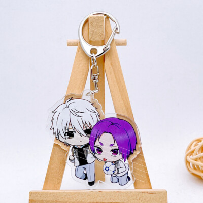 BLUE LOCK Series Acrylic Keychain Bag Pendant Cosplay Keyring Collect Fine Gift