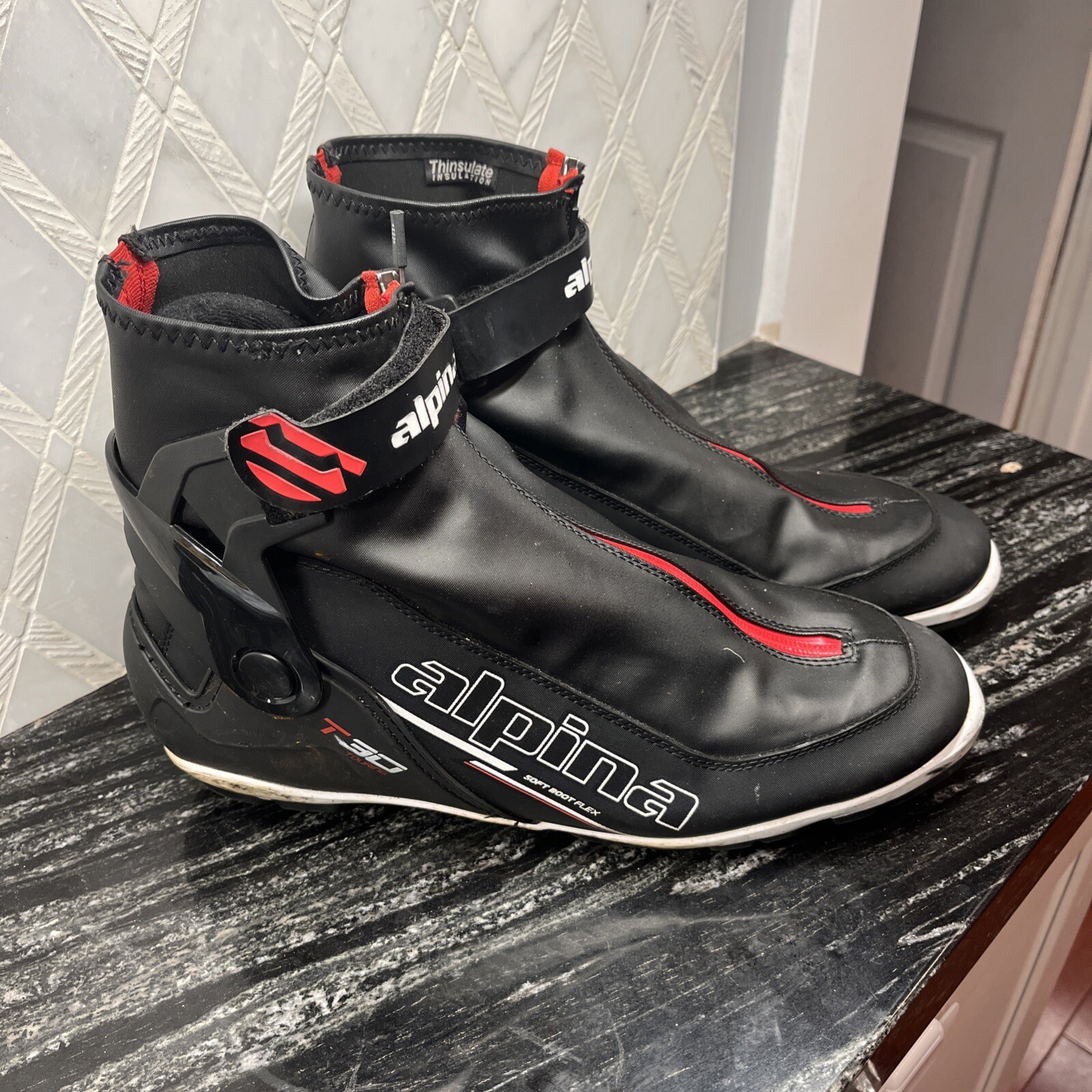 SALOMON Scarponi da sci di fondo Alpine Soft Boot Flex T30 taglia 12 5