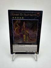 Yugioh Number 53: Heart-eartH CBLZ-EN046 Ultimate Rare 1st Edition NM