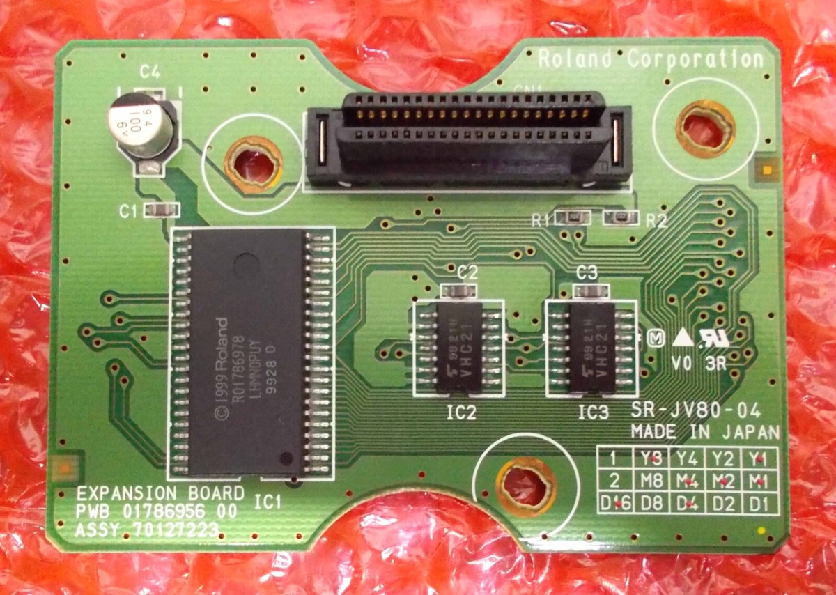 Roland SR-JV80-04 エクスパンションボード VINTAGE Roland SR-JV80-04 Vintage Synth Expansion Board - Green for