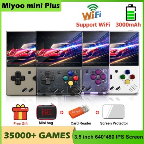 Mini Miyoo Plus Handheld Console Game Retro 128GB Portable + 35000 Games 2023 - Afbeelding 1 van 16