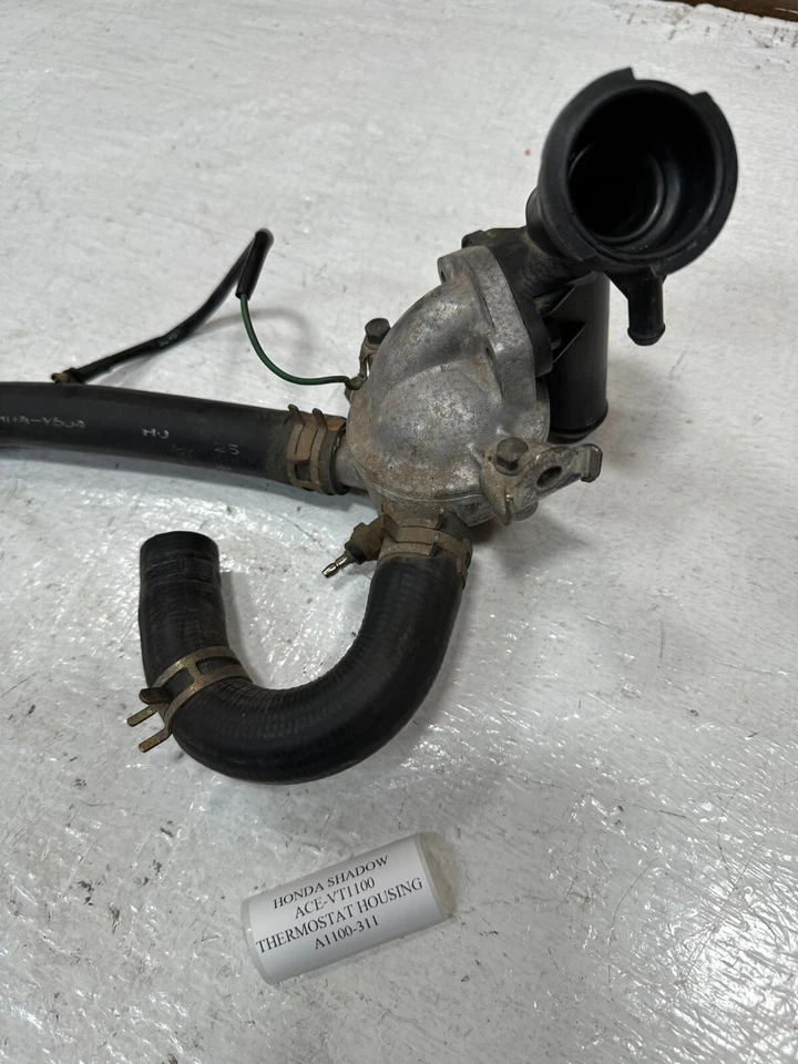 Honda Shadow Ace VT1100C2 1997-00 termostato carcasa-relleno cuello-mangueras-sensor Foto 2 de 4