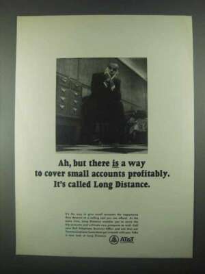 1967 AT&T Long Distance Ad - Cover Small Accounts