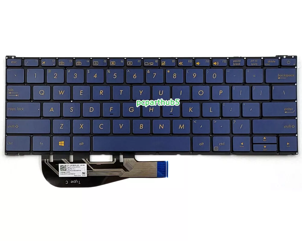 New Asus ZenBook UX390U UX390UA UX390UA-DH51 UX390UAK Keyboard US