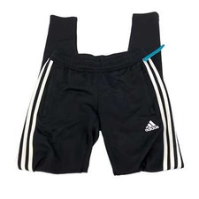 adidas Black Skinny Track Pants Joggers Classic Style, Size XS