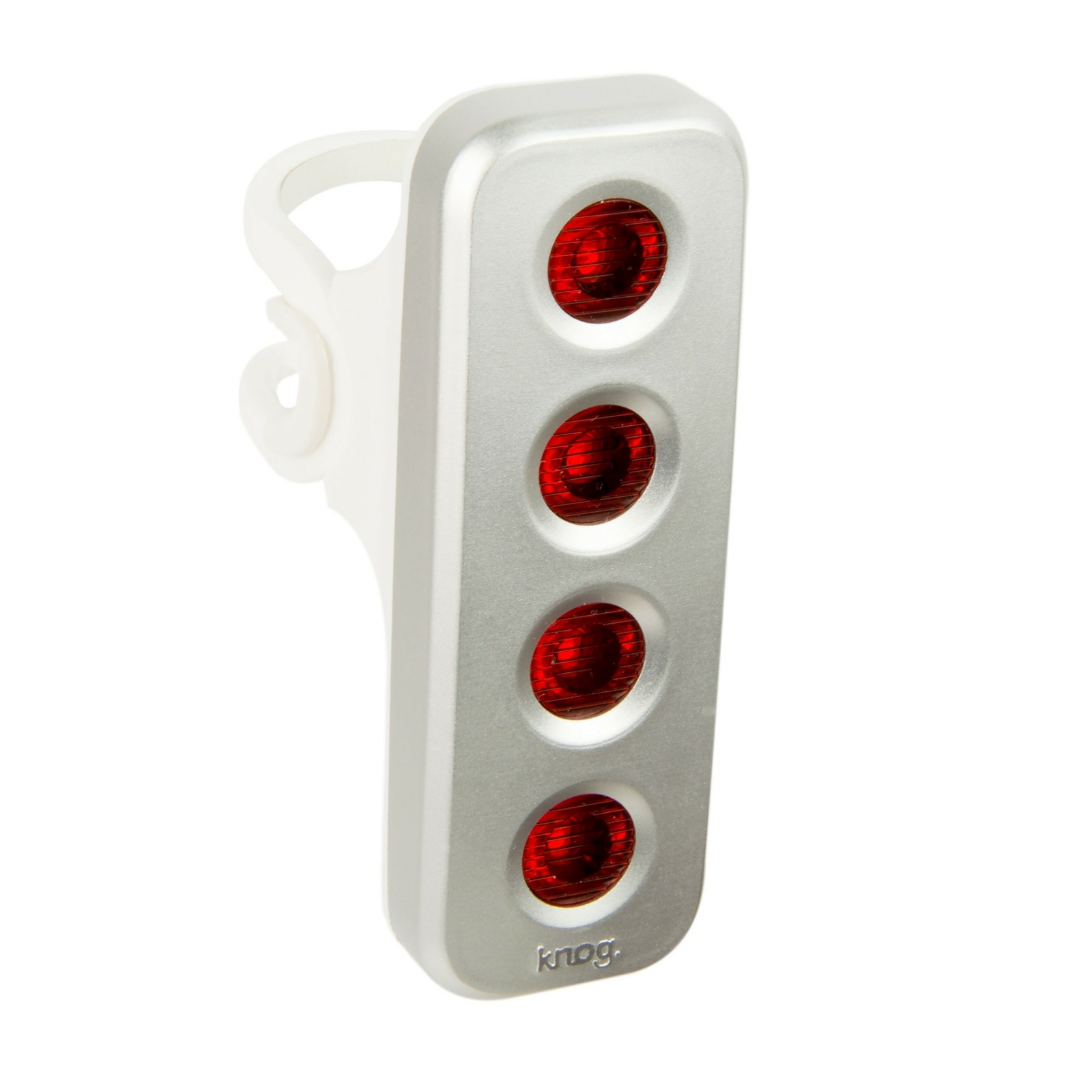 Trasero moto luz Knog Blinder V cuatro ojos de Plata Trasero moto luz Knog Blinder V cuatro ojos de Plata