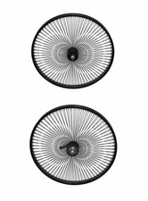 F&R LOWRIDER 24" FRONT OR COASTER DAYTON 144 SPOKE 14G 3/8 AXLE BLACK.