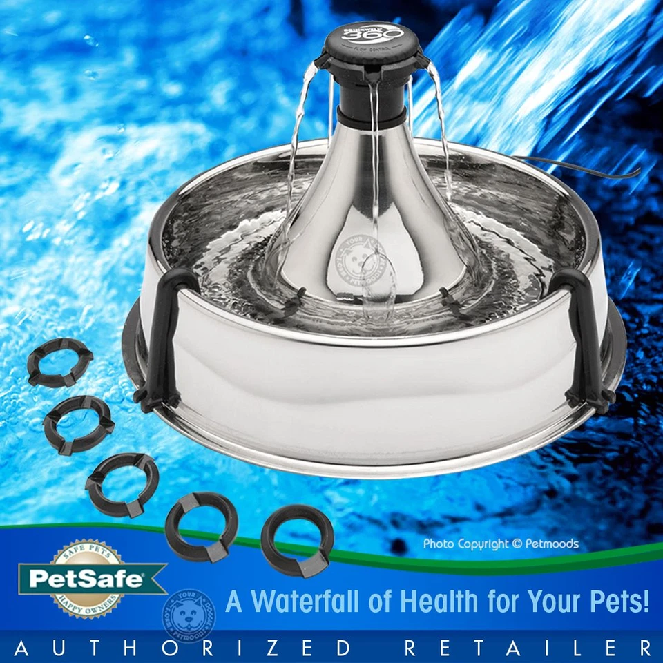 Водяной фонтан для собак PetSafe Drinkwell 360 Multi-Pet нержавеющая сталь PWW00-13705 - Изображение 2 из 4
