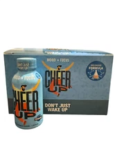 Cheer Up Pre-Workout Shots Extra Energy (Tropical Punch)  2oz each. (Box of 12)