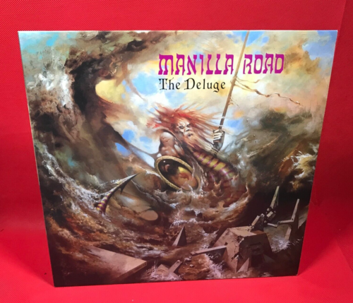 MANILLA ROAD The Deluge 1986 vinyl LP + INNER original