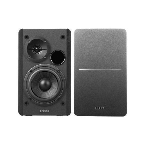 Edifier R1280T Lifestyle Bookshelf Speakers Black - 3.5mm AUX/Dual RCA, 42W, MDF