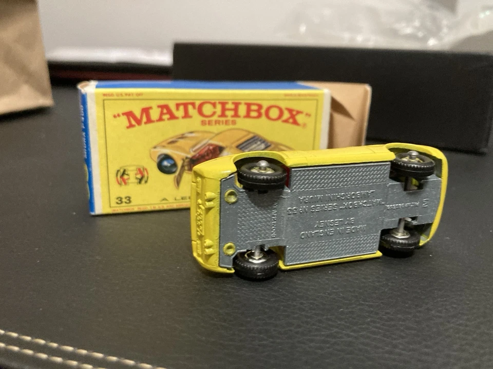 Matchbox Lesney #33 Lamborghini Miura P 400 (NM) Original Box - Image 3 of 3