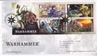 GB ROYAL MAIL FDC FIRST DAY COVER 2023 WARHAMMER STAMP SHEET LENTON PMK