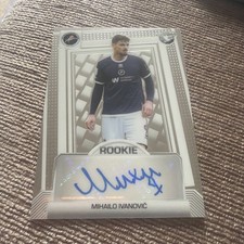 Panini EFL Football 2026 Mihailo Ivanovic Rookie Autograph Millwall fc card