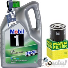 Mann Filtre à Huile + Mobil 1 Esp 5W30 Convient pour Nissan Note E12 Renault