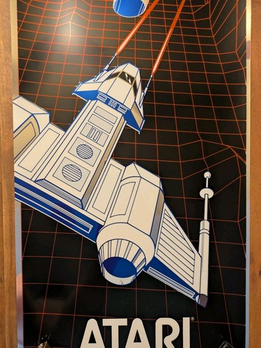 VINTAGE Atari Stargate Store Display POSTER 1984 VCS 40.5 x 12 - Picture 4 of 8