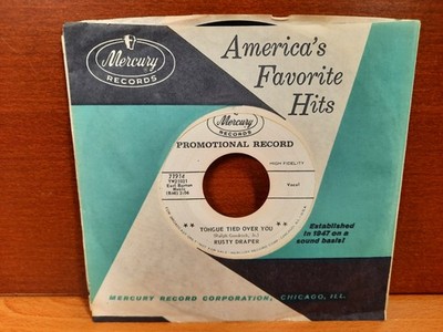 Promo 45 / Rusty Draper / 1962 / Tongue Tied Over You / When I've Learned