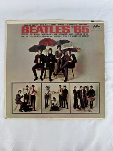 Beatles '65 Capitol Records T 2228 1st L.A. Pressing 12" Vinyl LP Mono