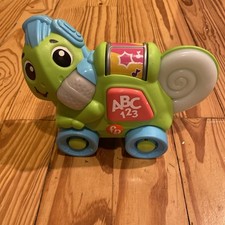 Fisher-Price Link Squad Crawl n Colors Chameleon Learning Toy with Music  Light