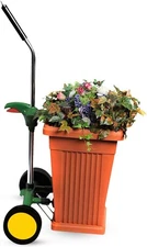 EJWOX Heavy Duty Plant Dolly Caddy - Pot Mover for Garden w/ 165 lb Red 