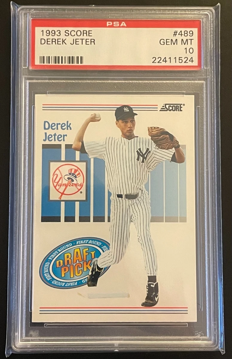 Derek Jeter Baseball SCORE Rookie Sports Trading Card Singles for
