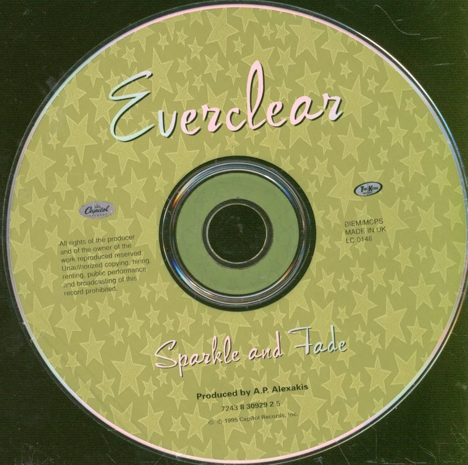 Everclear Sparkle And Fade CD UK Capitol 1995 CDEST2257 - Bild 3 von 3