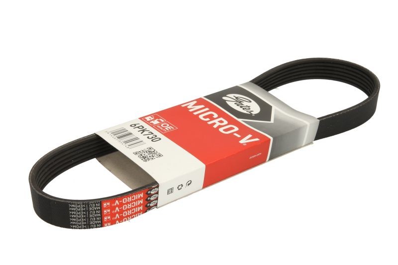 Fits GATES GAT6PK730 V-ribbed Belt GAT6PK730 Multi-V-belt (6PK730)