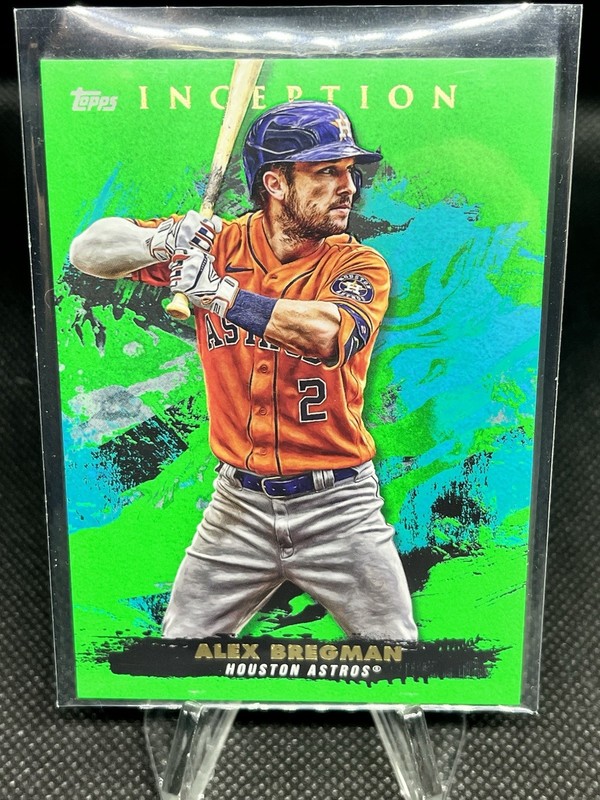 2021 Topps Inception - Alex Bregman - #38 Green - Astros
