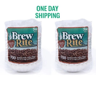2-PACK Brew Rite Coffee Filter 8-12 Cups (700 ct.)