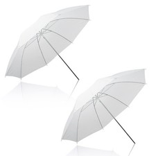 2 Pack Photography Umbrella Lighting Kit, 2  43inch Translucent White Soft U...