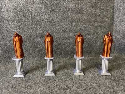 Small Custom made plastic Star Wars Inspired 3.75in 4 sith Statues small