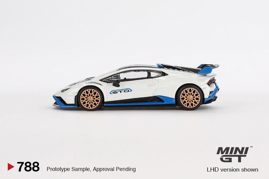 Mini GT 1:64 Lamborghini Huracán STO Bianco Asopo #788 | eBay