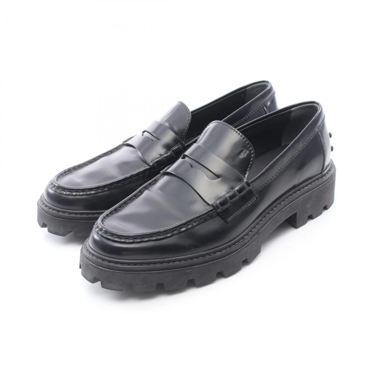 100% AUTH Tod’s Men\'s Black Suede Loafers size 12 Tod main image 3