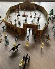 Marx  Davy Crockett Alamo PLAYSET With Bonus Items. Please Read Description.