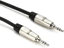 Hosa HMM-015 Pro Stereo Interconnect Cable - 3.5mm REAN TRS Male to Same - 15
